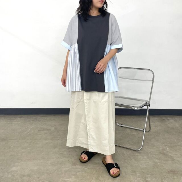 切替ギャザープルオーバー