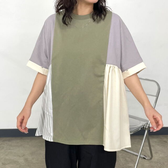 切替ギャザープルオーバー