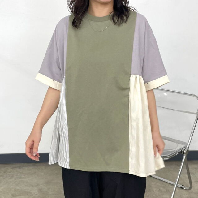 切替ギャザープルオーバー