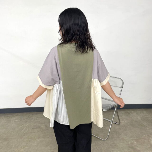 切替ギャザープルオーバー