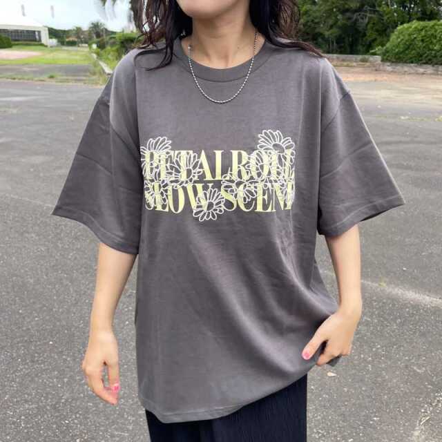 プリント刺繍ロゴTシャツ