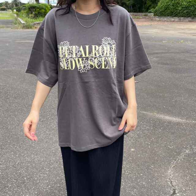 プリント刺繍ロゴTシャツ