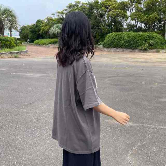 プリント刺繍ロゴTシャツ