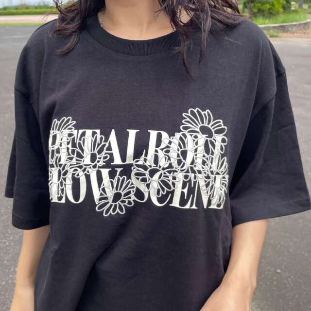 プリント刺繍ロゴTシャツ