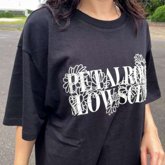 プリント刺繍ロゴTシャツ