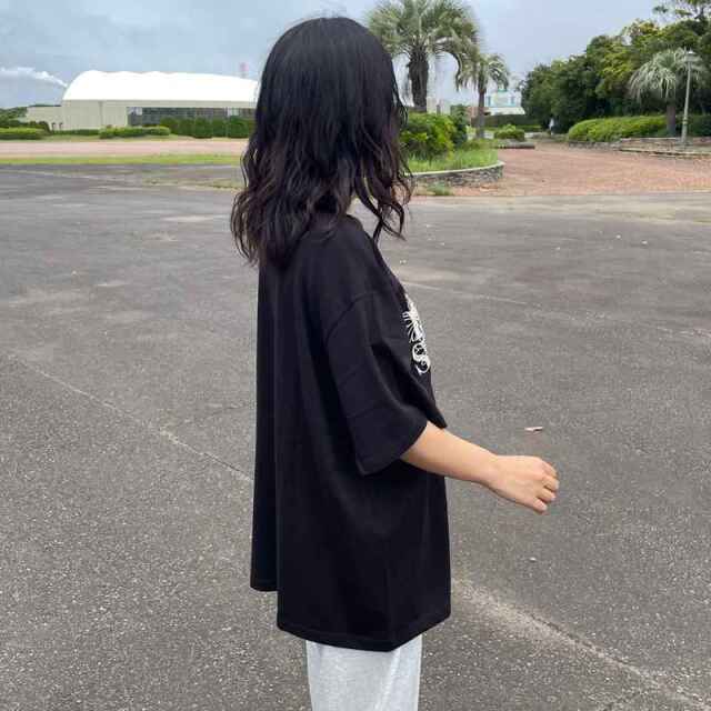 プリント刺繍ロゴTシャツ