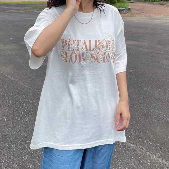プリント刺繍ロゴTシャツ