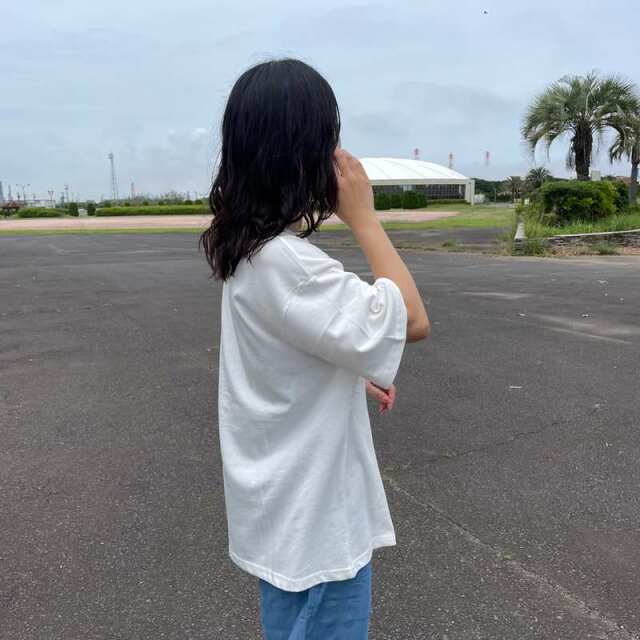 プリント刺繍ロゴTシャツ
