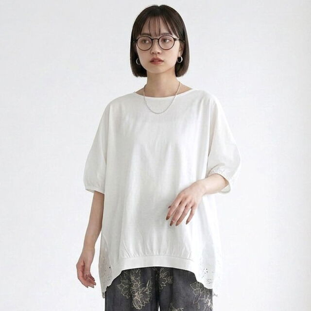 バックスカラップレース切替プルオーバー