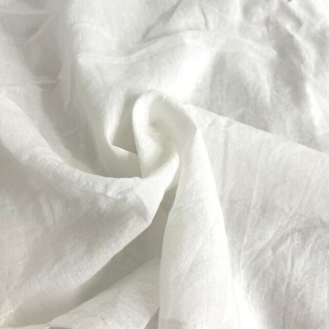 Vネックボイルシャツ