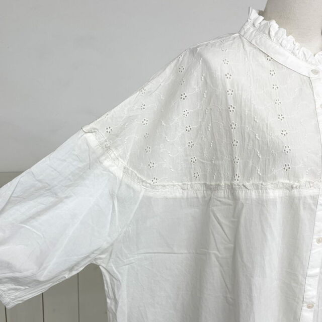 フリル刺繍チュニック