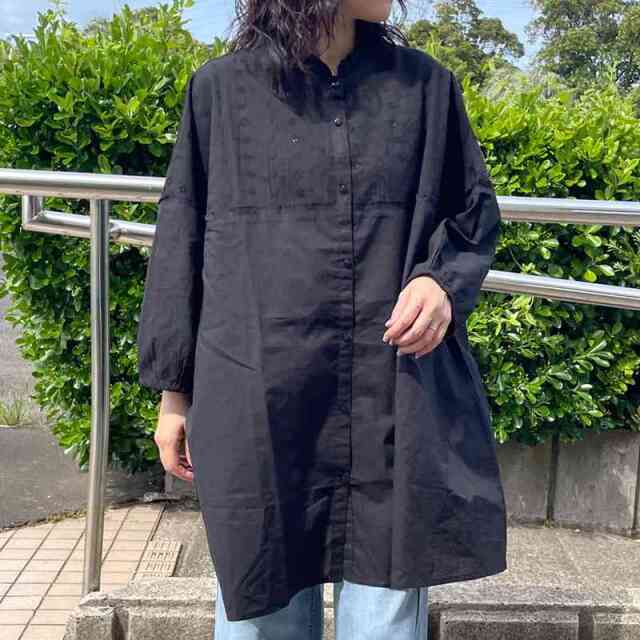 フリル刺繍チュニック