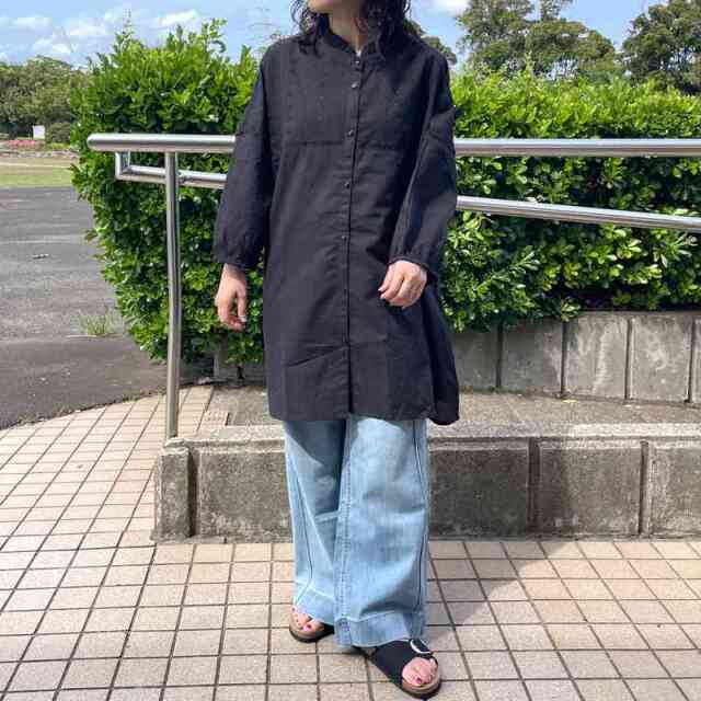 フリル刺繍チュニック