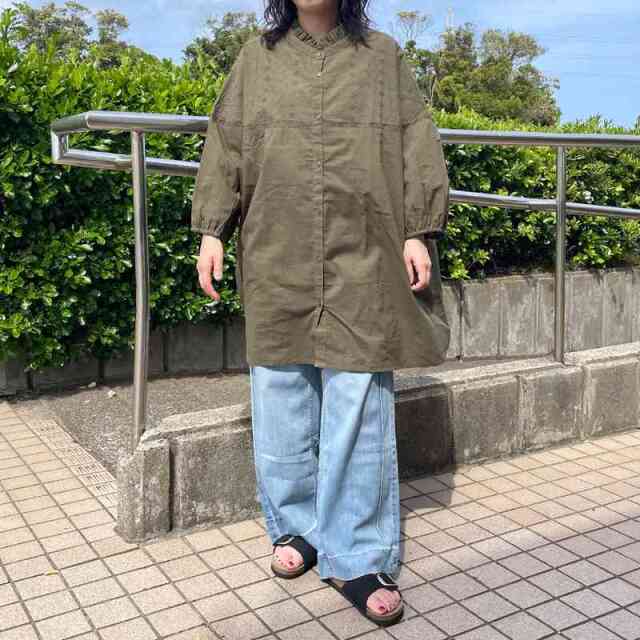 フリル刺繍チュニック