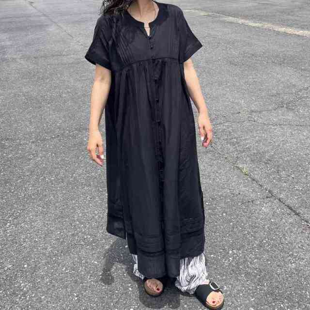 ピンタックワンピース