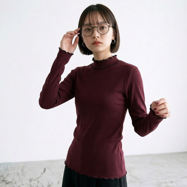 起毛配色メローロンT