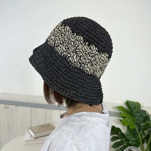 CRB 柄クロシェハット|TiMTiMオンラインストア|レディースアパレル通販