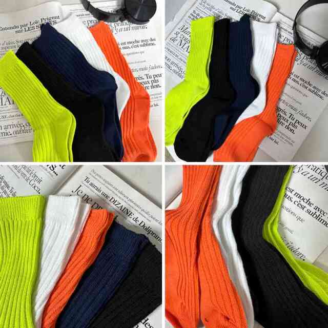 リブカラーソックス