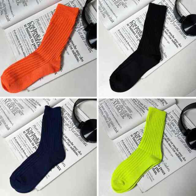 リブカラーソックス