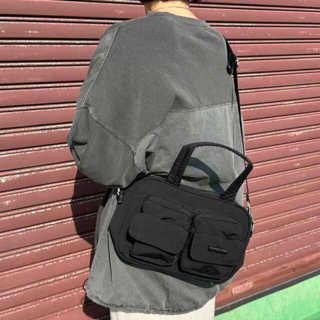 撥水2ポケット2WAYミニトートバッグ