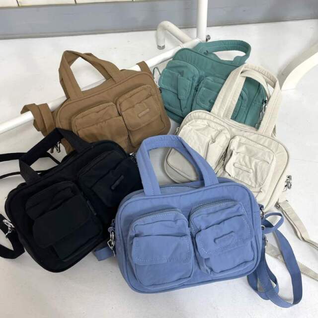 撥水2ポケット2WAYミニトートバッグ