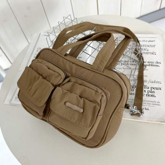 撥水2ポケット2WAYミニトートバッグ