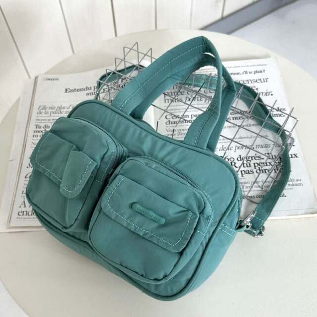 撥水2ポケット2WAYミニトートバッグ