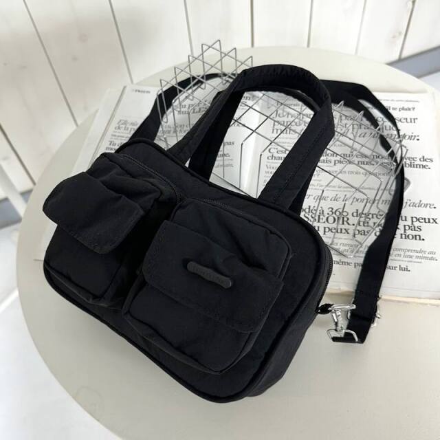 撥水2ポケット2WAYミニトートバッグ