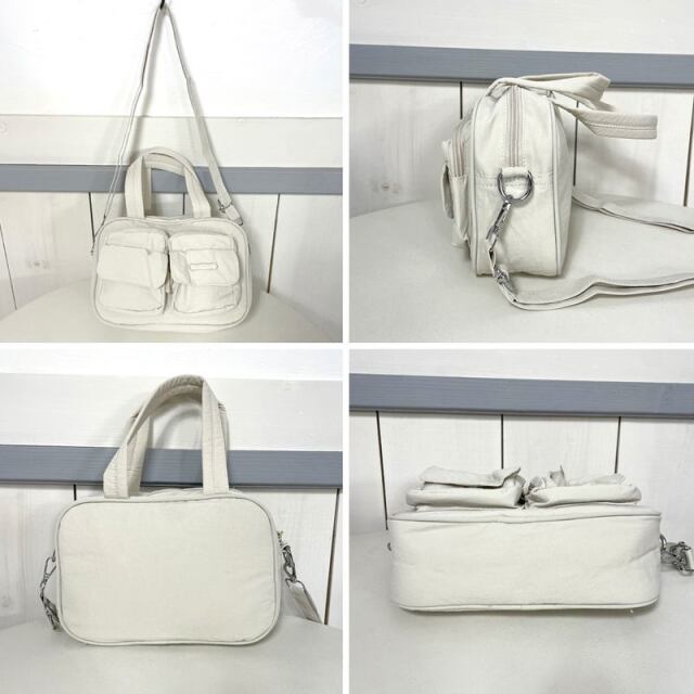 撥水2ポケット2WAYミニトートバッグ