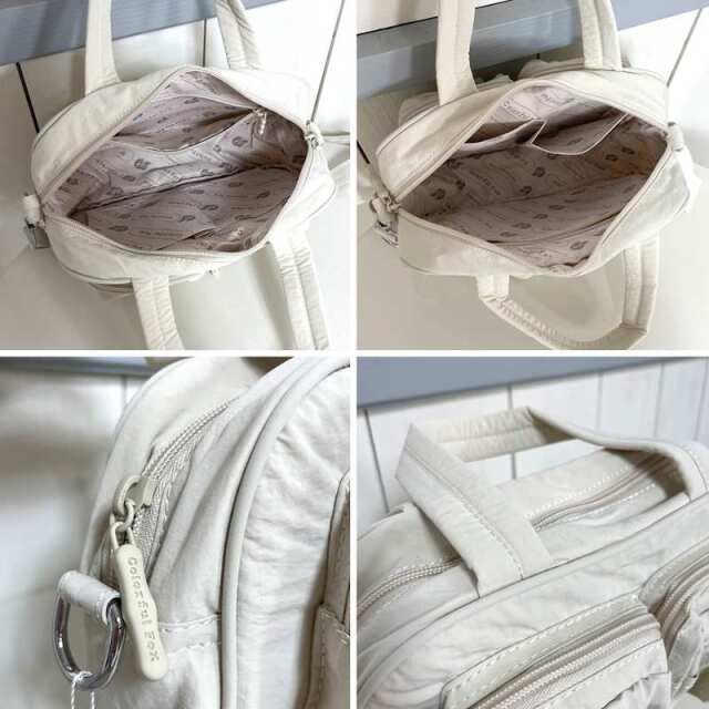 撥水2ポケット2WAYミニトートバッグ