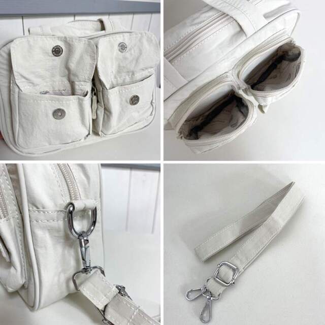 撥水2ポケット2WAYミニトートバッグ