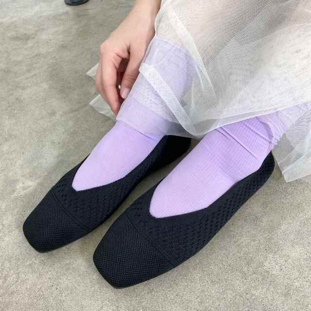 ニットメッシュパンプス