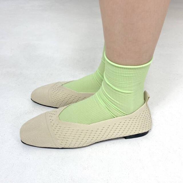 ニットメッシュパンプス