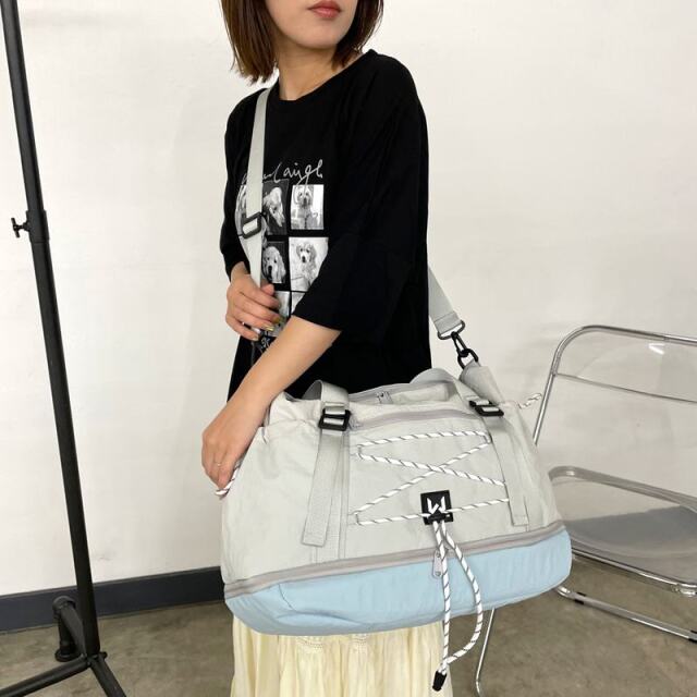 撥水ドロストトラベルトートバッグ