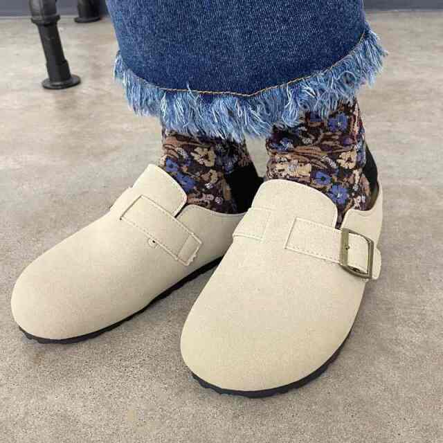 フェイクスウェードサボ