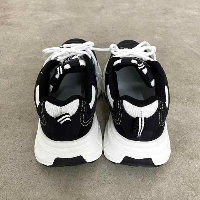 配色ダッドスニーカー