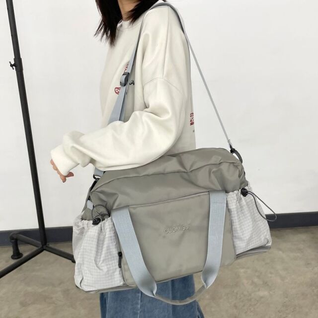 撥水配色トラベルトートバッグ