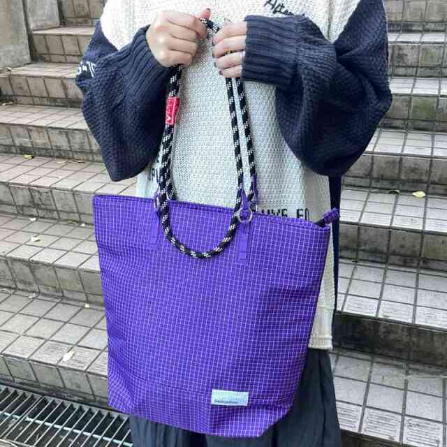 撥水チェック2WAYトートバッグ