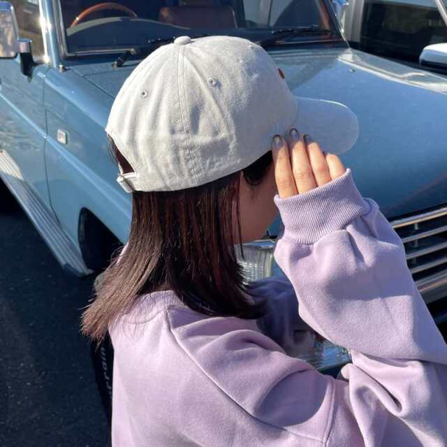 ハードウォッシュ刺繍キャップ