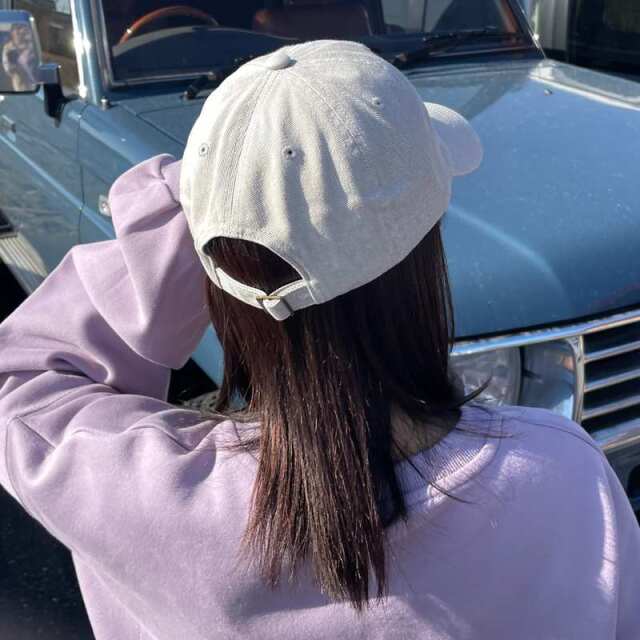 ハードウォッシュ刺繍キャップ