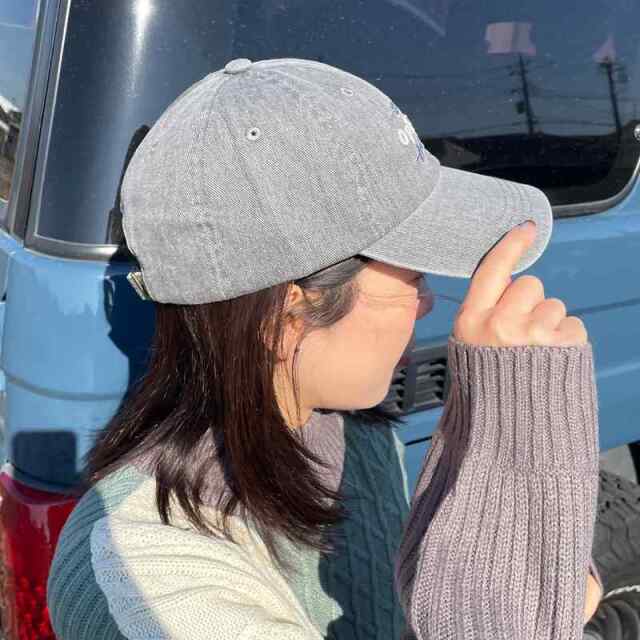 ハードウォッシュ刺繍キャップ