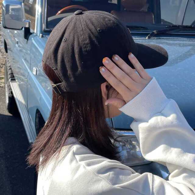 ハードウォッシュ刺繍キャップ