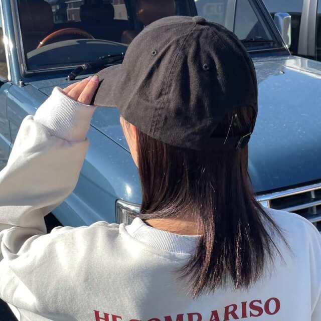 ハードウォッシュ刺繍キャップ