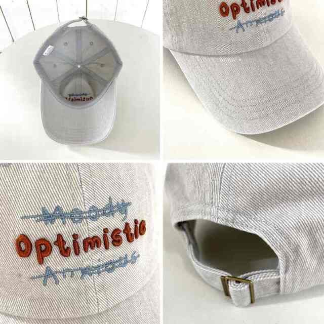 ハードウォッシュ刺繍キャップ