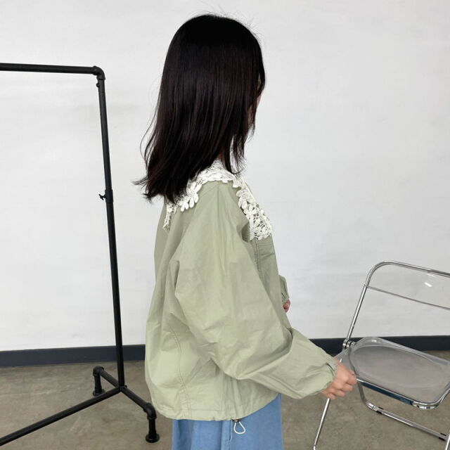 花モチーフ付け襟