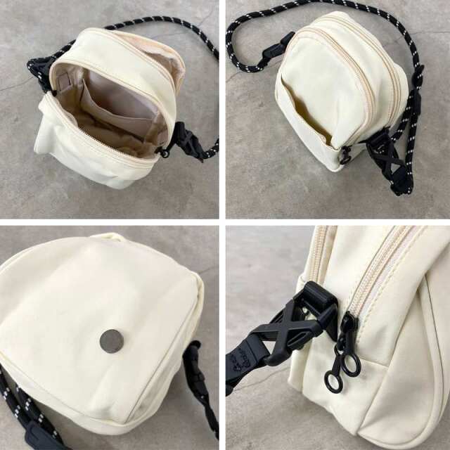 撥水ドローコードミニショルダーバッグ
