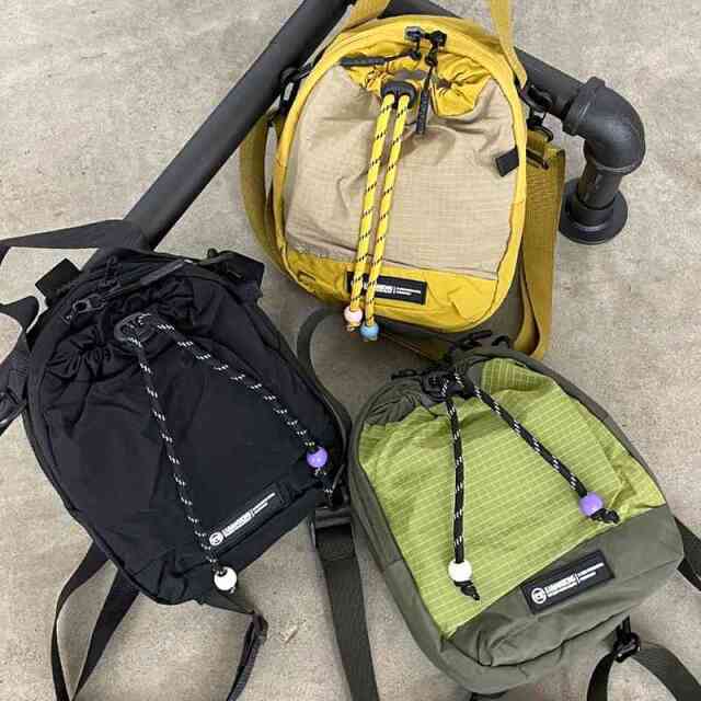 撥水配色ミニショルダーバッグ