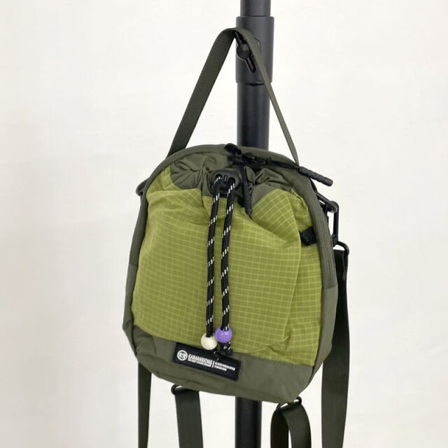 撥水配色ミニショルダーバッグ