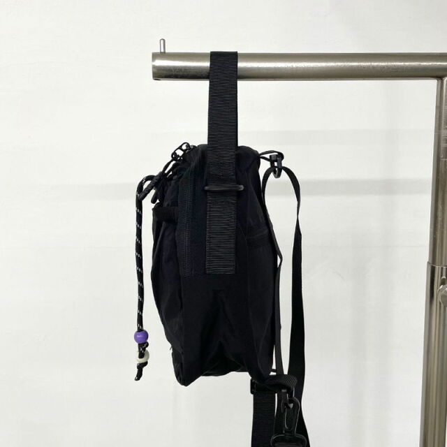 撥水配色ミニショルダーバッグ