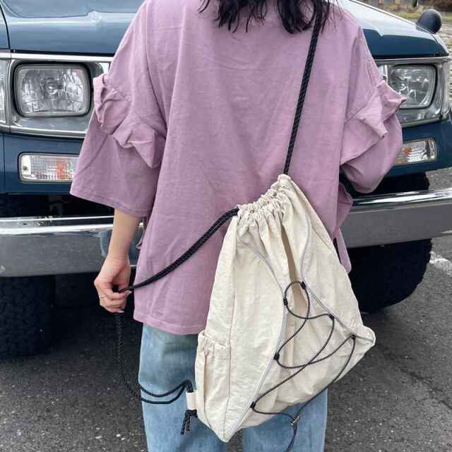 撥水スピンドルナップサック